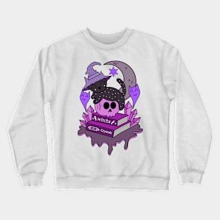 Crystal Witch Kitty Amethyst Crewneck Sweatshirt